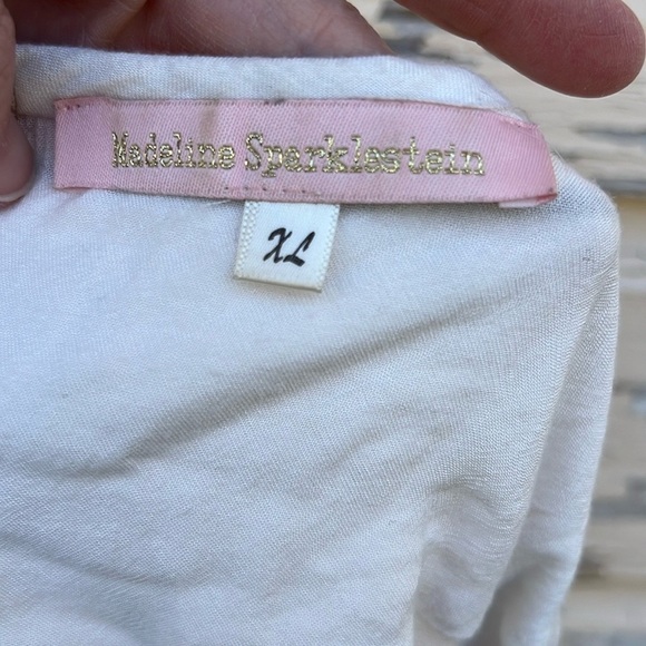 Madeline Sparklestein BoHo Embroidered Festival Beachy Tunic Top Blouse XL H1 - Picture 6 of 6